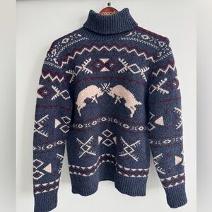 New $498 Polo Ralph Lauren Men's Wool Cashmere Turtleneck Sweater XL